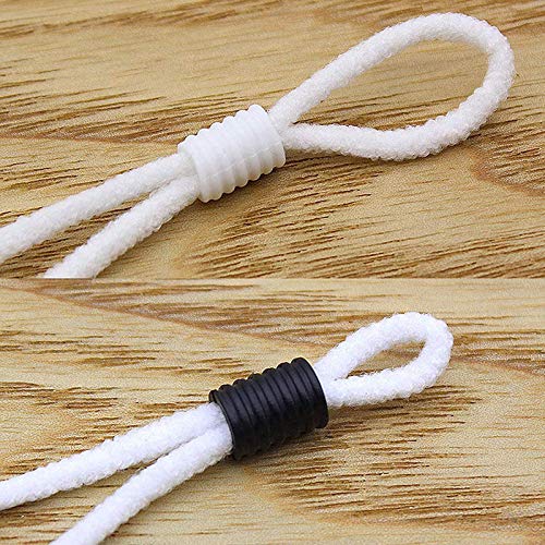 Moosth Cord Locks Plastic Toggles for Drawstrings Elastic Cord Buckles
