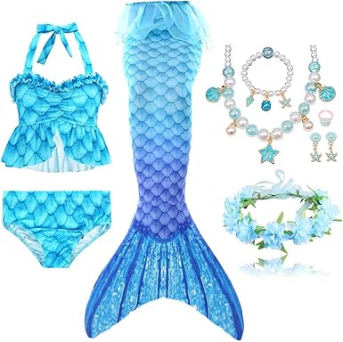 traje de bano para ninas cola de sirena vestido de princesa para piscina fiesta regalo de cumpleanos