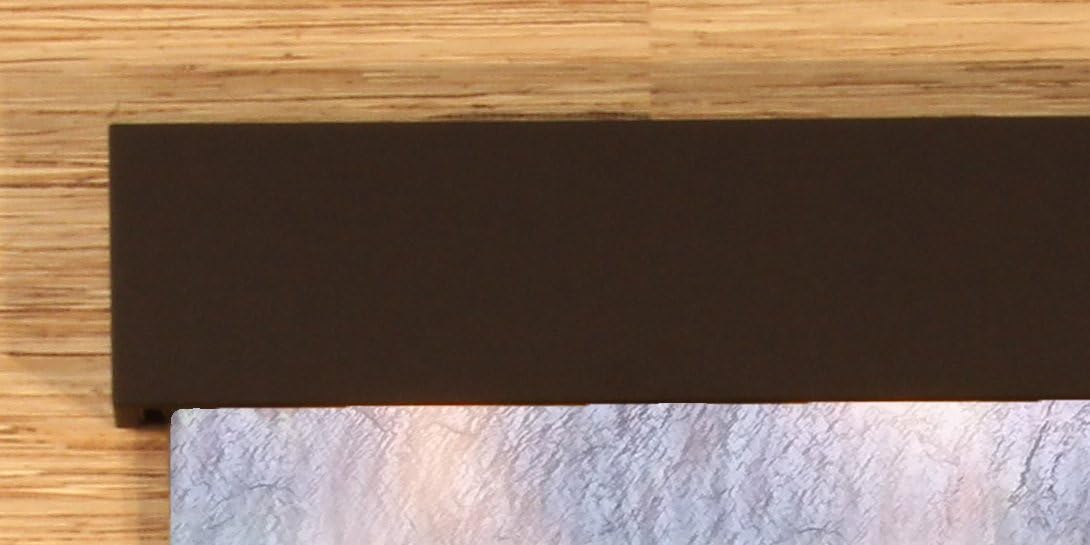 Reflection Creek Water Feature with Antique Bronze Trim and Square Edges (Silver Mirror): Home & Kitchen