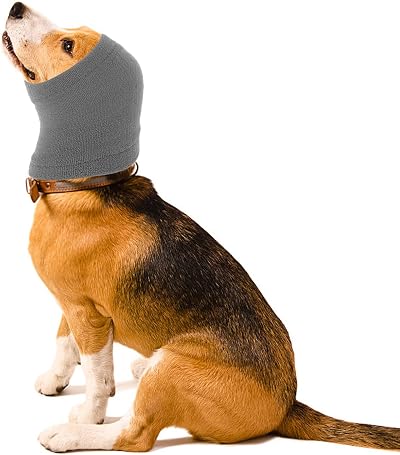 Cobee Dog Snood for Neck and Ears Warmer Gray L Size