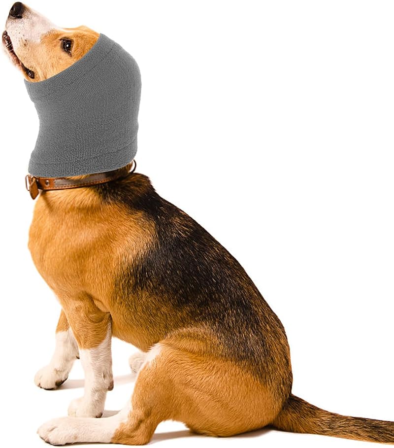 Cobee Dog Snood for Neck and Ears Warmer Gray L Size