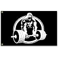 Tapis Mural Motivant Musculation - Drapeau Déco Gym, Marque Damdekoli, Neuf