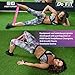 DeFiT Resistance Bands & Exercise Sliders – Exercise Bands & Sliders – Best 80 Day Obsession and Beachbody Set with 4 Workout Bands & 2 Core Sliders + Unique Workout iOS/Android App + Videos + eBooks