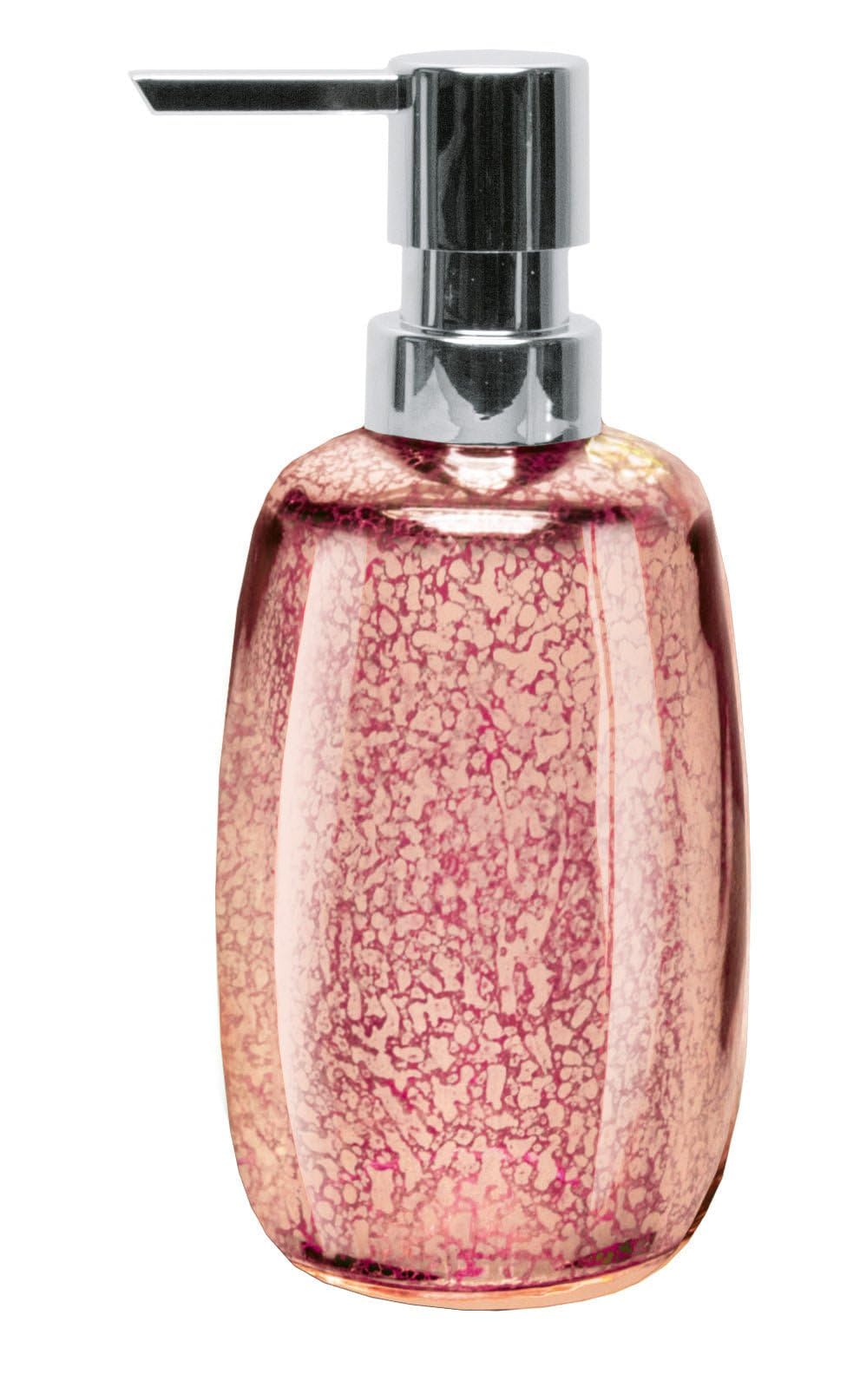 Kleine Wolke Mercury Accessories, Glass, Coral, Soap Dispenser