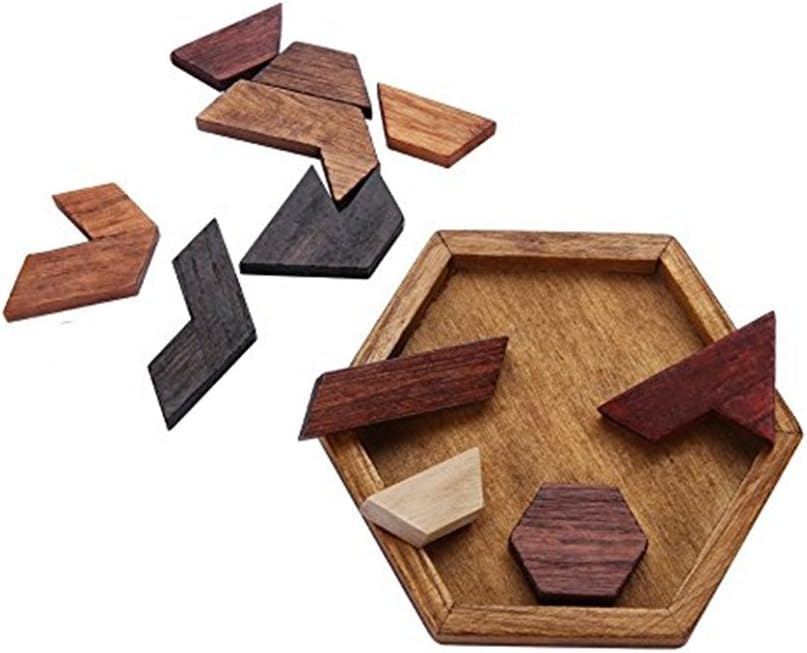 sport fitness Montessori Wood Geometric Shape Tangram Jigsaw Board Puzzle Wooden Toys for Children Early Educational Toy Preschool Training
