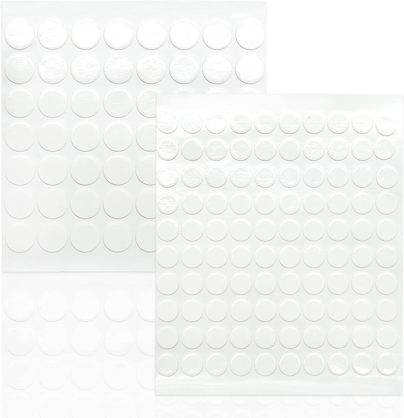 SZXMDKH 156pc Double Sided Clear Putty Dots 10mm 15mm Removable Waterproof No