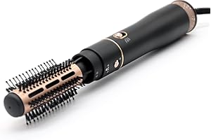 USBELFF Round Brush Blow Dryer Brush - 1.2 Inch Hair Dryer Brush for Short Hair, One Step Hair Drying, Volumizing, Straightening and Styling, Negative Ionic, Ceramic Barrel Hot Air Brush