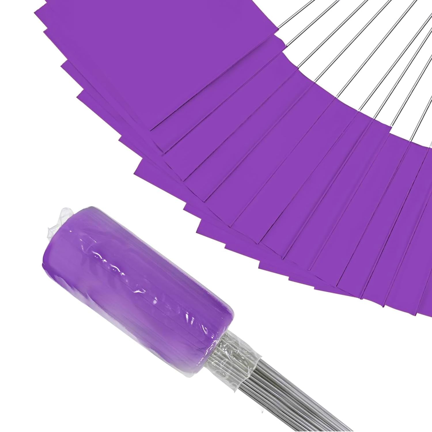 Zozen 100Pack Purple Marking Flags, Writable
