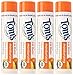 Tom's of Maine Natural Lip Balm, Island Paradise, 4 count
