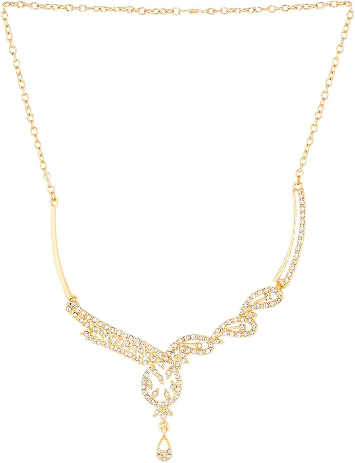 Voylla Gold Plated Necklace Set 
