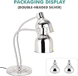 YJINGRUI Food Warmer Lamp 2x250W Infrared Bulbs 70cm Adjustable Gooseneck view 7