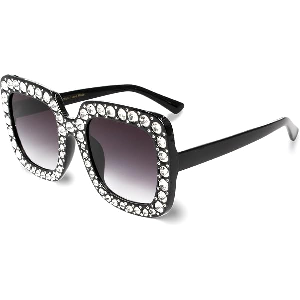 Oversized luxury rhinestone sunglasses Womens Oversized Rhinestone Sunglasses Luxury Diamond  main image 2