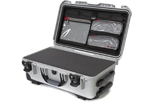 NANUK 935 Hard Case with Cubed Foam and Lid Organizer – Waterproof Protective Equipment Case with Wheels, 22” x 14” x 9” – Du