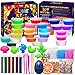 EXPLORER'S CHOICE Slime Kit for Girls and Boys - DIY Big Slime Kit 3.55 pounds - 24 Clear Slime Containers - Super Fun Toys for Girls and Boys - Slime Kits Supplies with Foam Beads