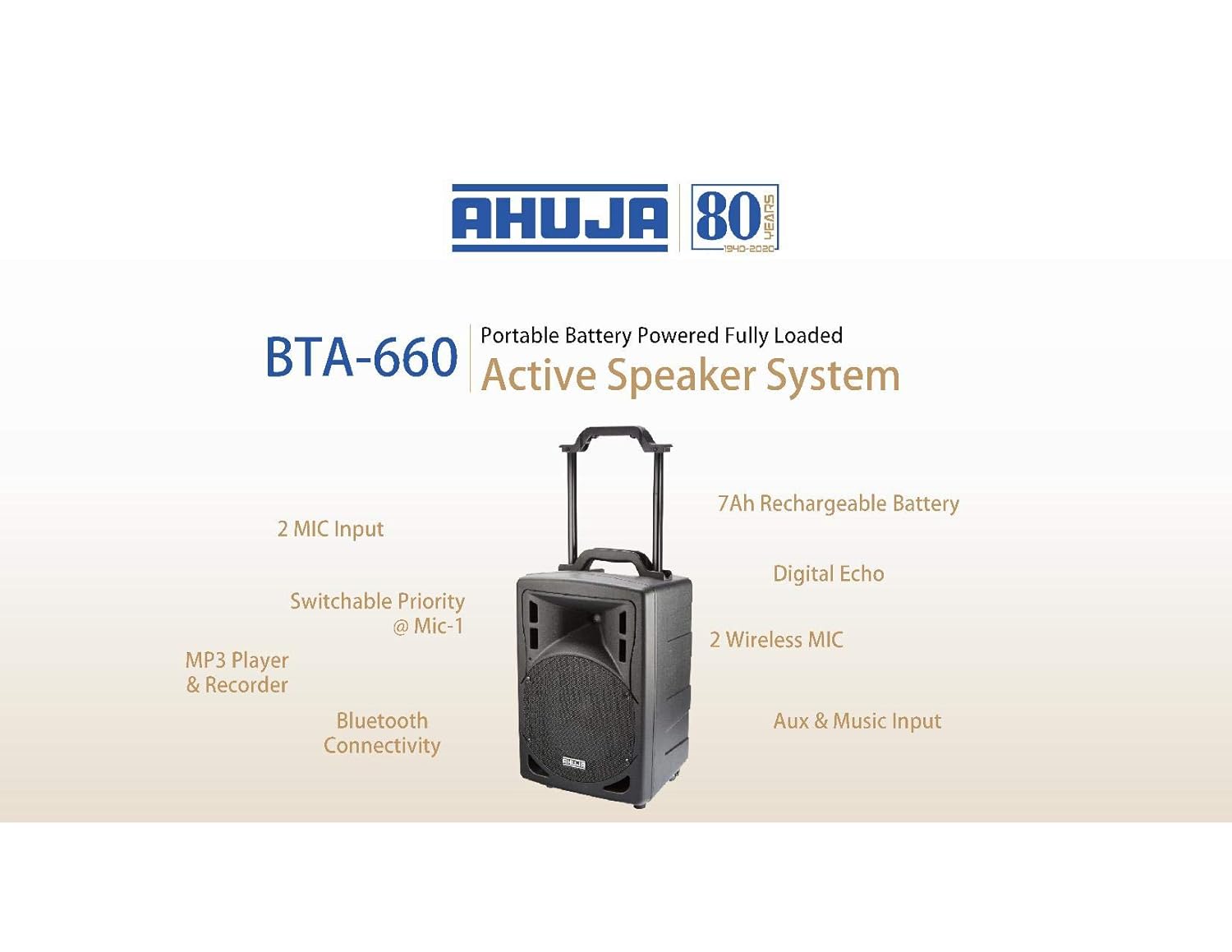 ahuja karaoke speaker