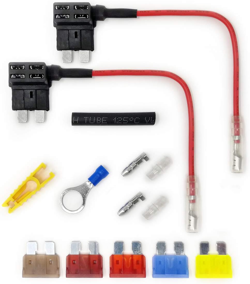 Add-a-Circuit Fuse Tap In Piggy Back Fuse Holder 12/24V/32V (2x ATO/ATV Blade)