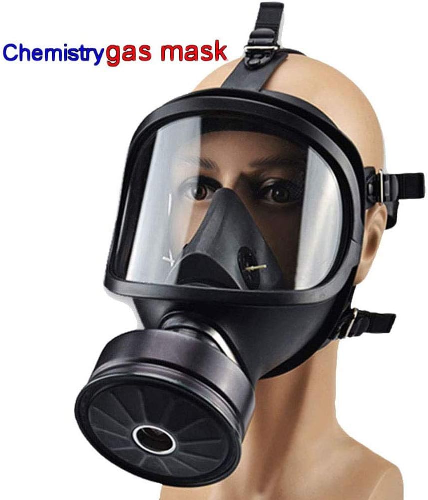 XDD Respirator Mask Full Face Gas mask Large Size & Accessories (Respirator +Canister) Widely Used in Organic Gas,Paint spary, Chemical,Woodworking,Dust Protectio