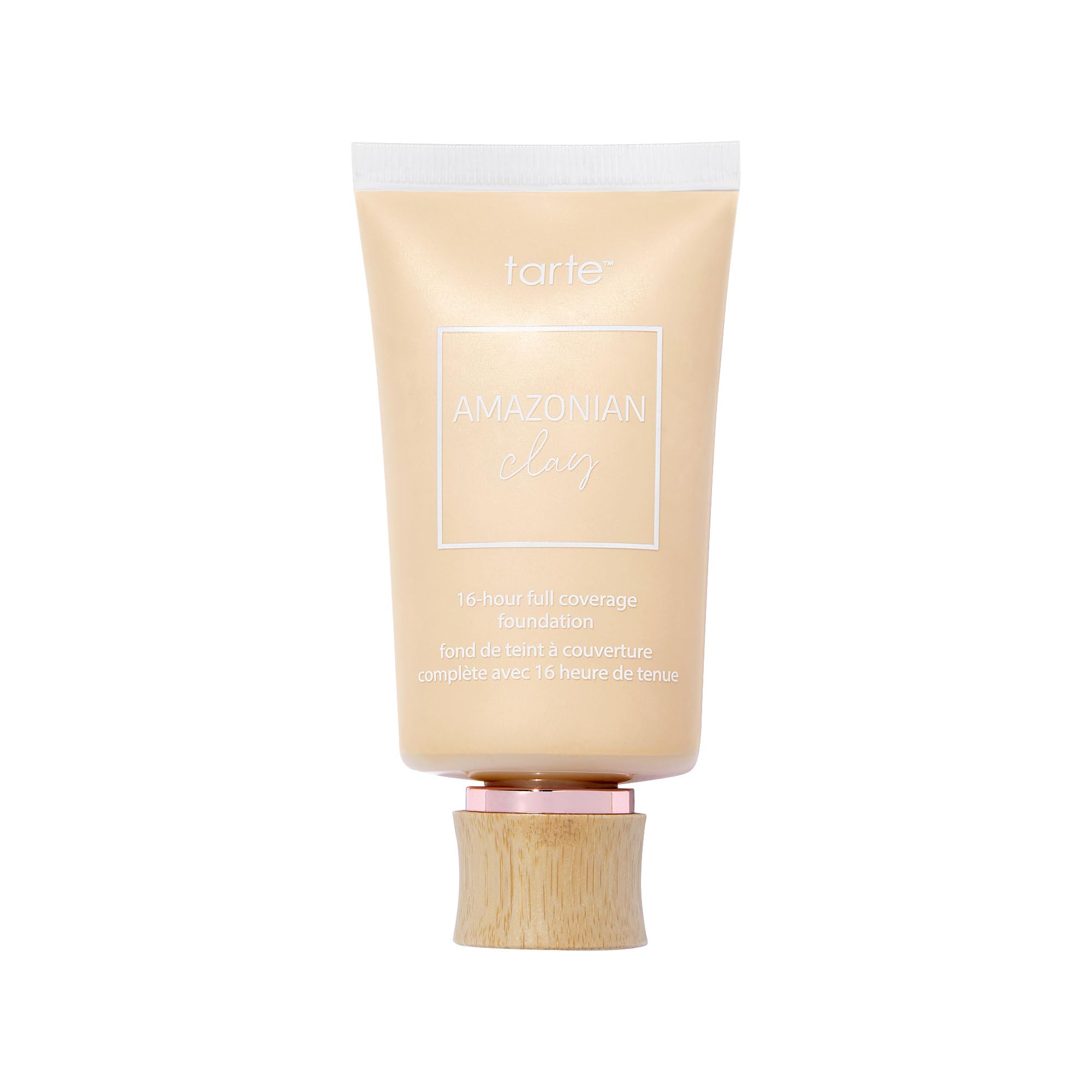 tarte Amazonian clay 16-hour Full Size coverage foundation – Matte Finish Foundation with Amazonian Clay & Vitamin E for Hydration & Smooth Looking Skin, Vegan & Cruelty Free