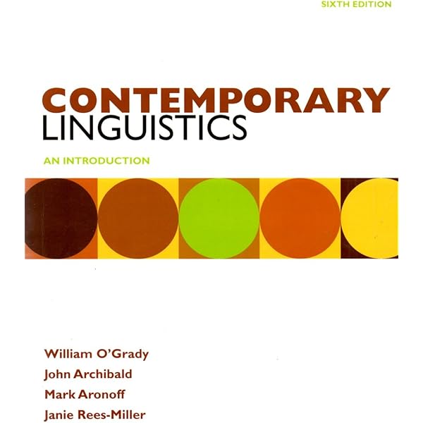 Amazon.com: Contemporary Linguistics: An Introduction