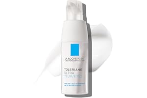 La Roche-Posay Toleriane Dermallergo Eye Cream Soothing Repair Moisturizer, Soothes and Comforts Sensitive Skin, Allergy Tested, Fragrance Free, Alcohol Free, Formerly Toleriane Ultra Eyes