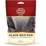 Minnesota Grown Black Wild Rice 6 Pound Bag - Premium Quality, All Natural - by Spicy World