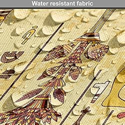 Ambesonne Egyptian Print Fabric by The