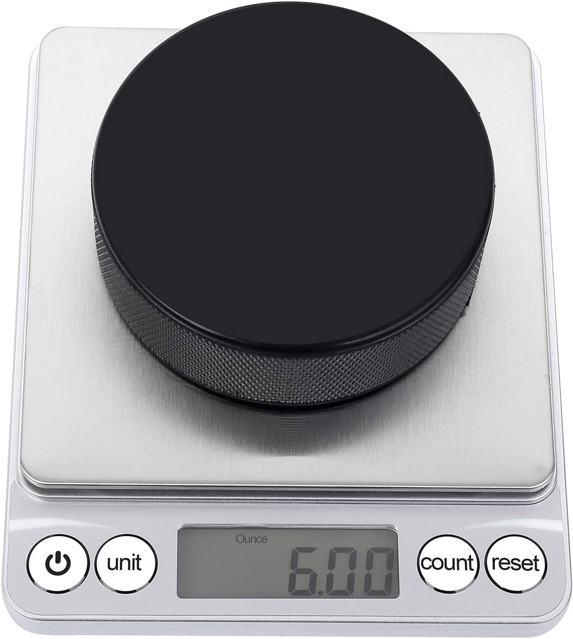 Golden Sport Ice Hockey Pucks, 1pcs, Official Regulation, for Practicing and Classic Training, Diameter 3", Thickness 1", 6oz, Black : Sports & Outdoors
