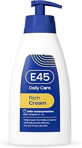 E45 Rich 24hr Moisturising Cream with Vitamin C & E 400ml view 2