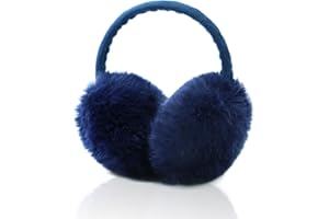 SEYUFN Faux Fur Fuzzy Ear Muffs Women Soft Plush Fluffy Earmuffs Ski Headband Ear Warmer Adjustable Ear Muffs for Girls