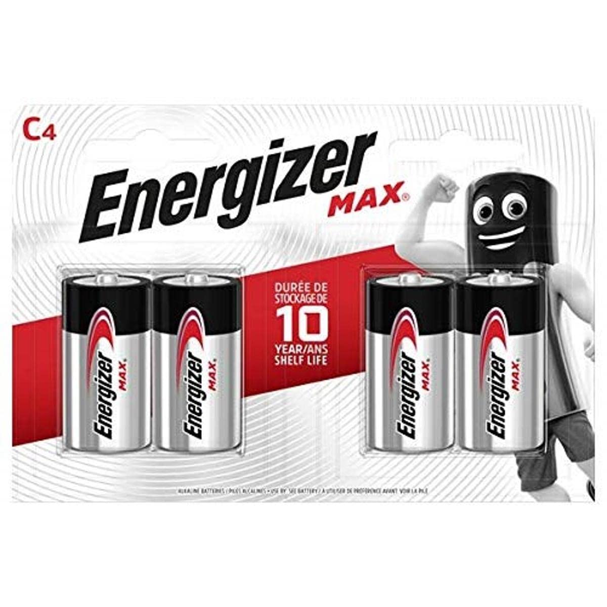 S15274 ENERGIZER C SIZE MAX, PACK OF 4