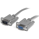 StarTech.com 10 ft DB9 RS232 Serial Null Modem Cable F/M - Null modem cable - DB-9 (M) to DB-9 (F) - 10 ft - SCNM9FM