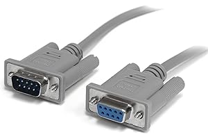 StarTech.com 10 ft DB9 RS232 Serial Null Modem Cable F/M - Null modem cable - DB-9 (M) to DB-9 (F) - 10 ft - SCNM9FM