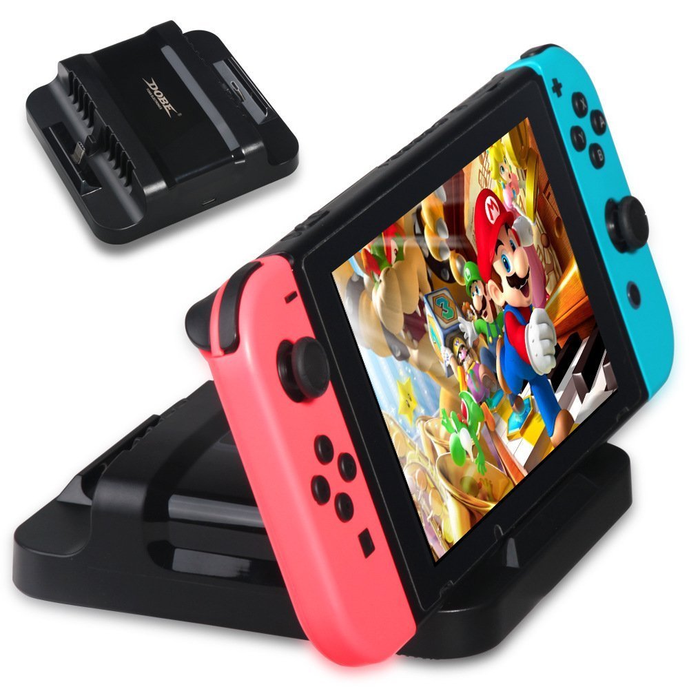 Likorlove Nintendo Switch Charger, Dual USB Type-C Charging Dock Station Cradle for Nintendo Switch Console