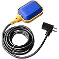 OELFFOW Sump Pump Universal Tethered Float Switch AC 15A 110~250V Piggyback Style Plug with 10 Feet Cord, Used in Sewage Pump, Water Tank, Septic Tank Pump, etc.