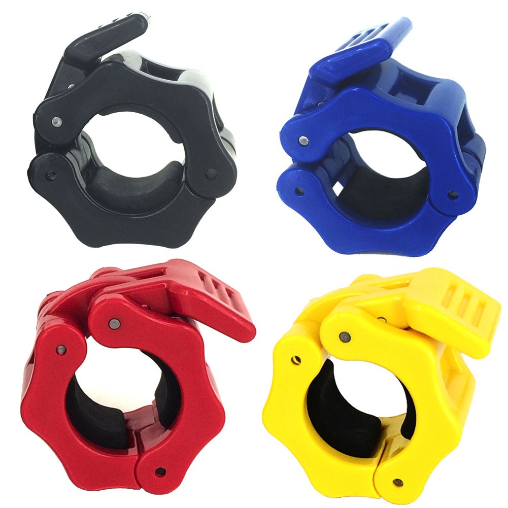 Greententljs 1 Inch Barbell Clamps Clip Quick Release Locking Barbells