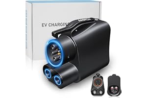 LOQOMI Tesla Supercharger Adapter, NACS to CCS Adapter, Fast Charge Your CCS1 EV at Tesla Superchargers, Electric Vehicle Fast DC Charging Adapters Compatible with for Ford, GM, Rivian, Volvo, Polestar