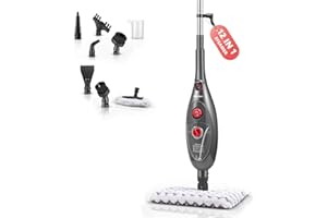 Moolan Steam Mop for Hardwood Floors 12 in 1 Steam Mop,Detachable Handheld Steamer Mop,Multipurpose Steam Cleaner for Floors,Floor Steamers for Hardwood and Tile