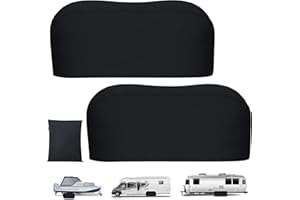 K-Musculo RV Tire Covers, Dual Axle Tire Cover, 2 Pack RV Wheel Cover Fits 27"-29" Dia Tires, Suitable for, RV, Truck, Trailer, Universal for All Seasons.(Black)