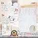 Bath Toy Organizer with Hooks - 13X18 Large Bath Toys Holder - Mesh Bath Toy Storage for Baby, Kids - Bath Organizer with Multi Pockets, Strong Suction Hooks, 3M Stickers - Mold Free, Quick Dry