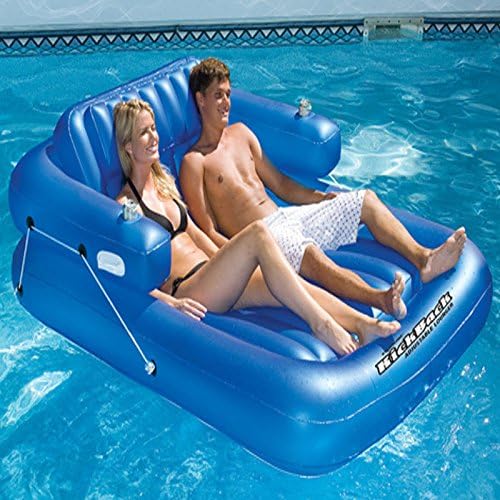 Swimline Kickback Adjustable Double Lounger Swimming Pool Float 90522