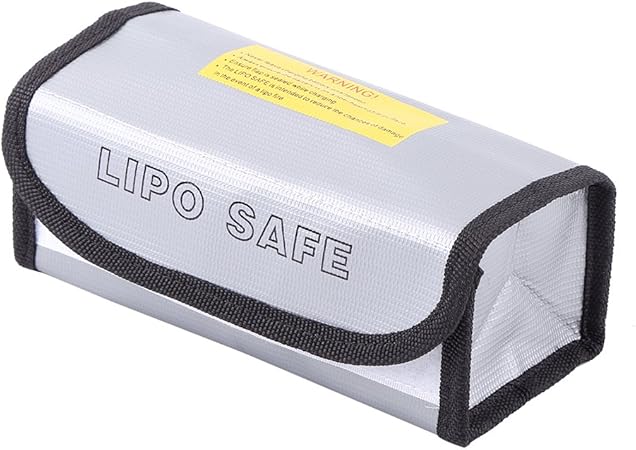 Jadpes Bolsa de Seguridad de batería, batería de Lija RC de 1 Pieza Batería de protección