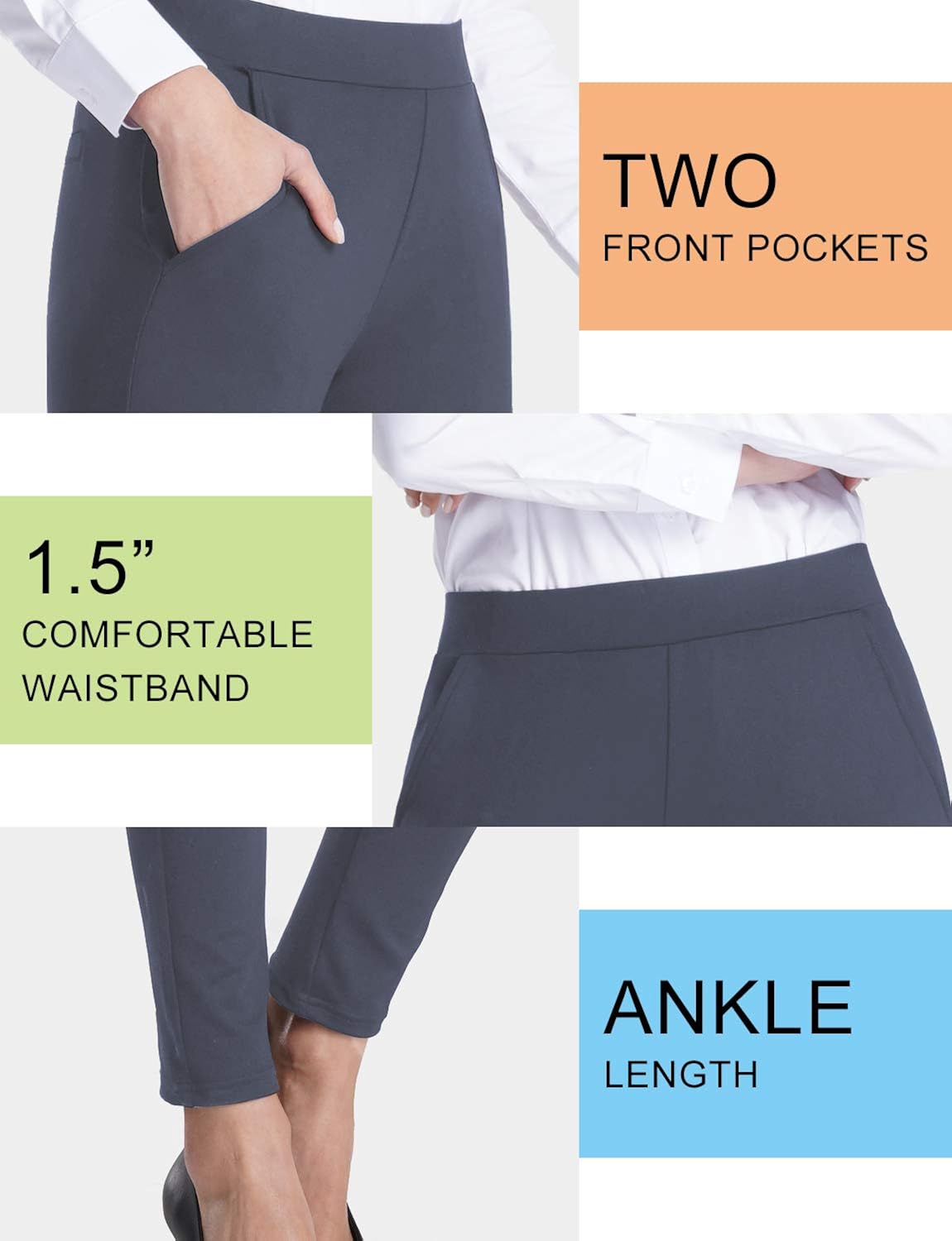tummy control skinny dress pants