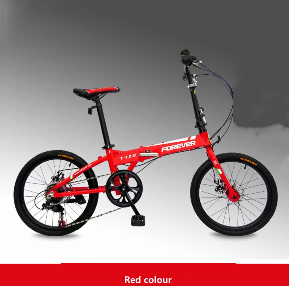 HIKING BK 20-inch 7-speed Folding Bike,Ultra-light Aluminum Frame Alloy Shimano Gears Foldable Bicycle For Commuter Men And Women Junior High School Students