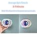 HENATA Fidget Spinner Toy EDC Hand Spinner Durable Stainless Steel Bearing High Speed Up to 8Min Colorful Metal Stress Reducer - Perfect For ADD, ADHD, Anxiety, and Autism Adult and Children (R-A10)