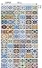 FLFK Peel and Stick Tile Stickers - 13 Waterproof Decals, Each with 6 Patterns, Each 7.08