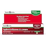 Amazon Basic Care Maximum Strength Hydrocortisone 1 Percent Anti-Itch Cream Plus 10 Moisturizers; relieves itching associated