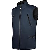 FREE SOLDIER Men's Lightweight Golf Vest Outerwear Windproof Reversible Sleeveless Softshell Jacket Running Vest