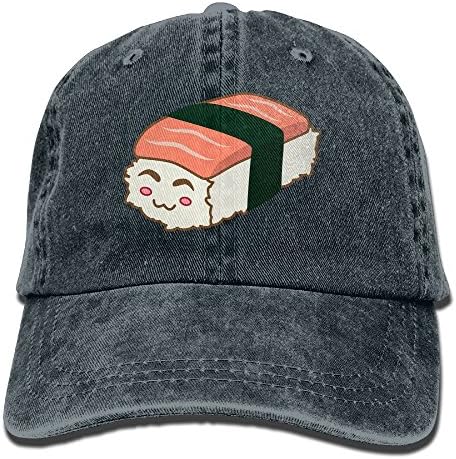 GqutiyulU Cute Sushi And Smile Adult Cowboy Hat Navy
