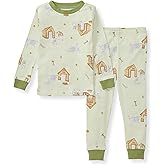 Burt's Bees Baby Boys' 2-Piece Long Sleeve Tee and Pants Organic Cotton Pajama Set