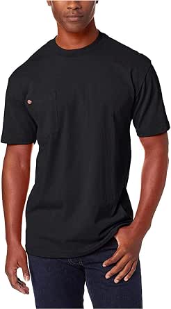 Jerzees Men's Heavyweight Short Sleeve T-Shirt - 5.6 Oz 50/50 Cotton Polyester Crewneck - View #10